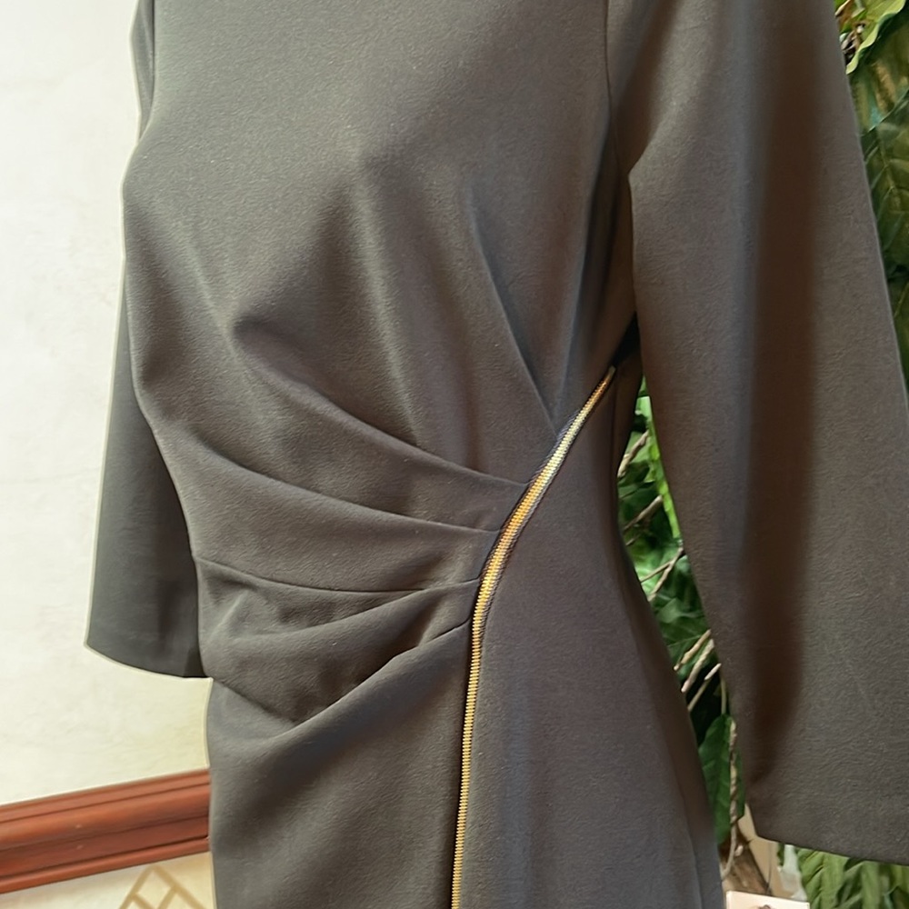 CALVIN KLEIN ZIP DETAIL DRESS - Picture 9 of 12